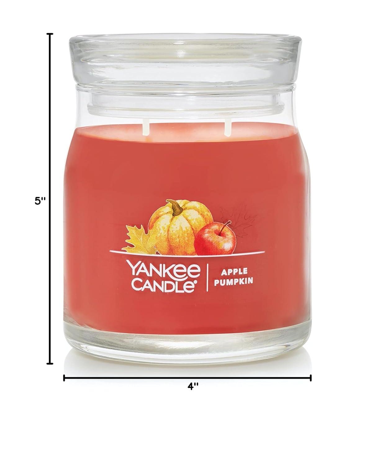 Harvest Scented Red Soy Jar Candle