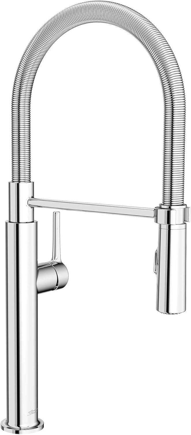 American Standard Studio S Semi Professional Pull-Down Kitchen Faucet with Spring Spout in Polished Chrome