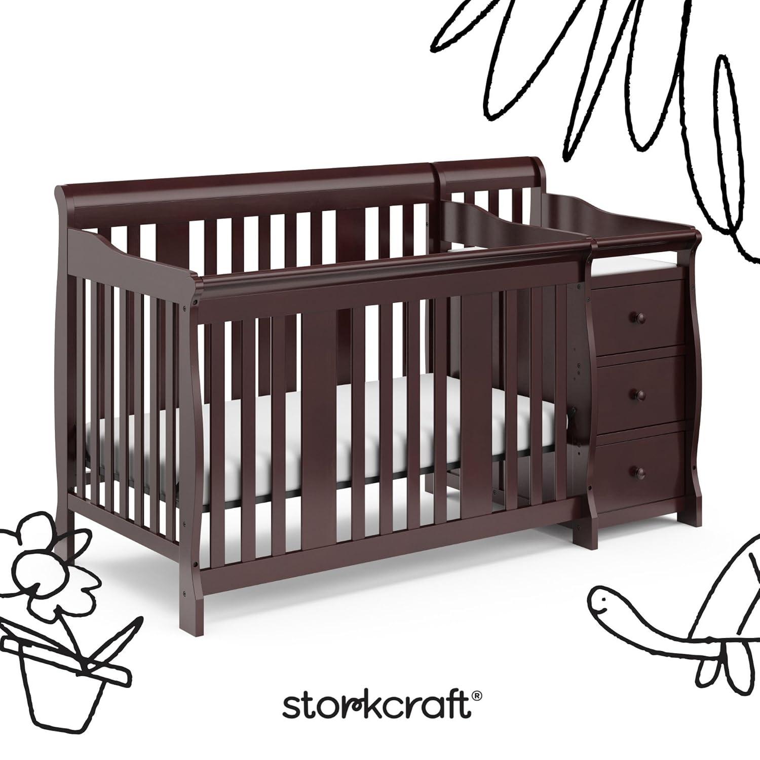 Portofino 5-in-1 Convertible Crib and Changer