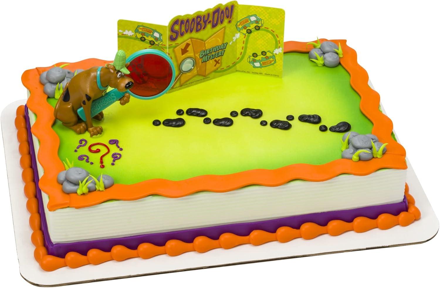 Scooby-Doo Mystery Revealed Cake Topper Set with Map and Decoder