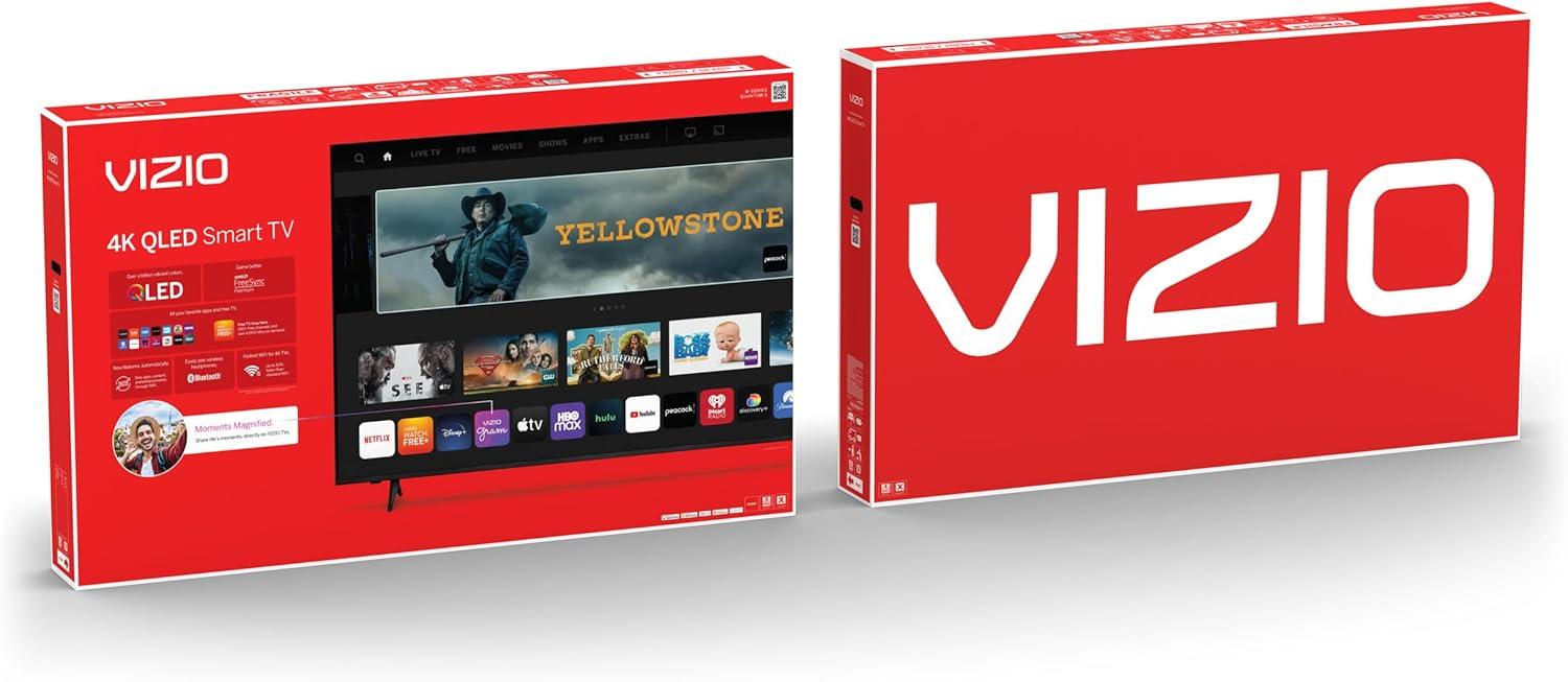 VIZIO 65" Class Quantum 4K QLED HDR Smart TV (NEW) M65Q6-L4