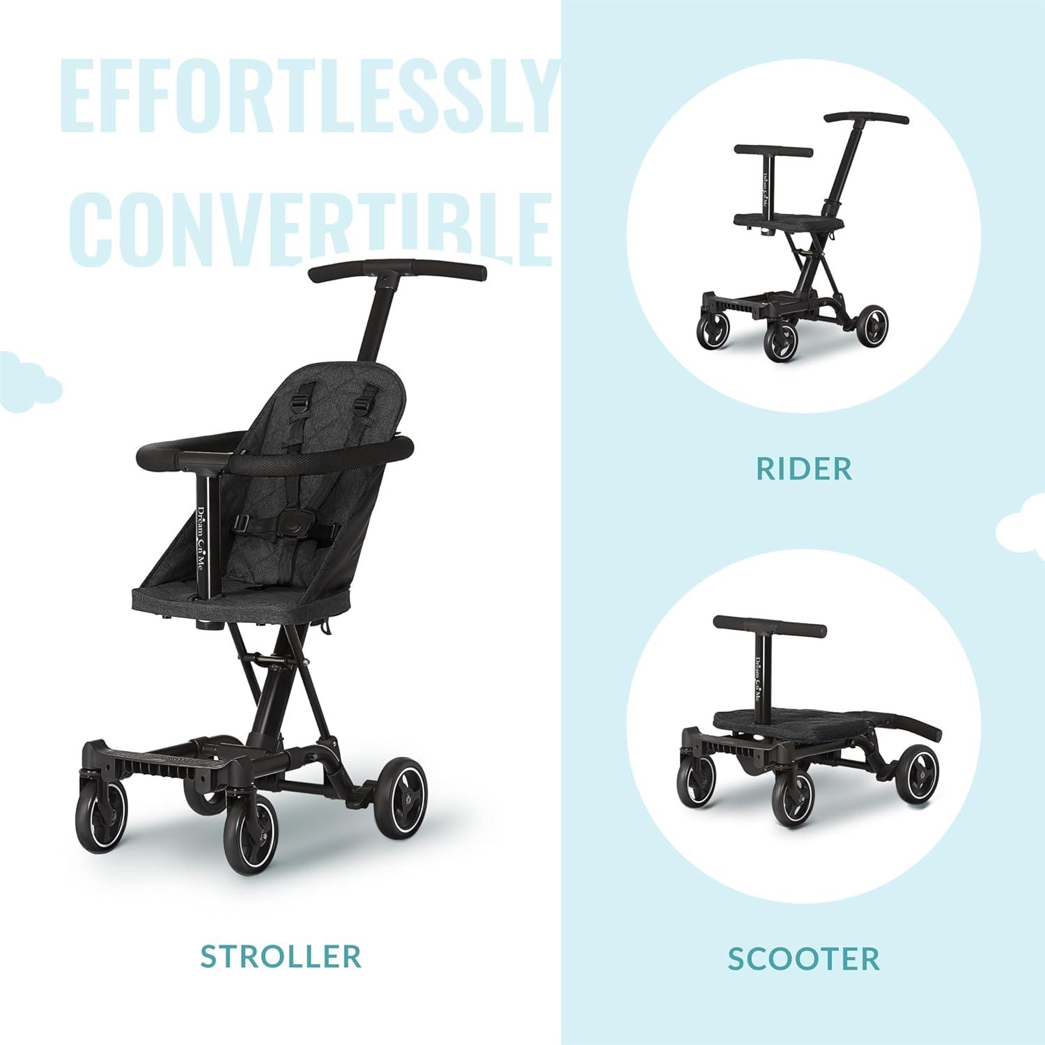 Dream On Me Coast Rider Travel Stroller Lightweight Stroller Compact Portable Vacation Friendly Stroller