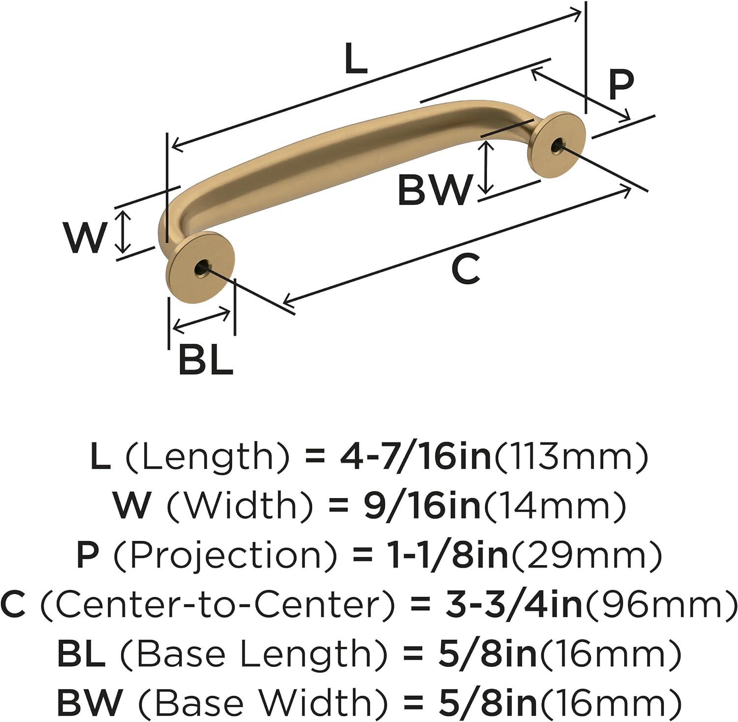 Renown 3 3/4" Center To Center Arch Pull