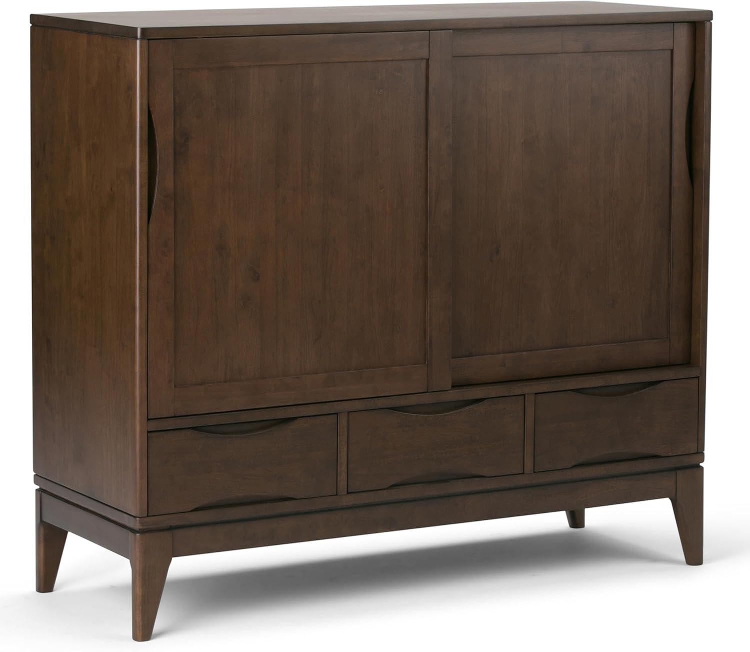 Agla Solid Wood Accent Cabinet