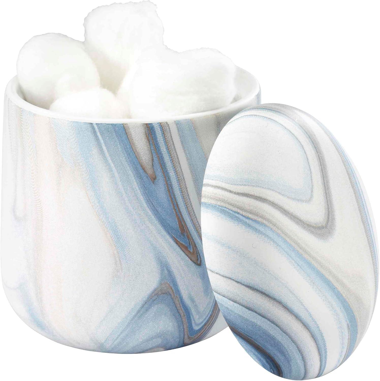 Avanti Linens Waves Blue Jar