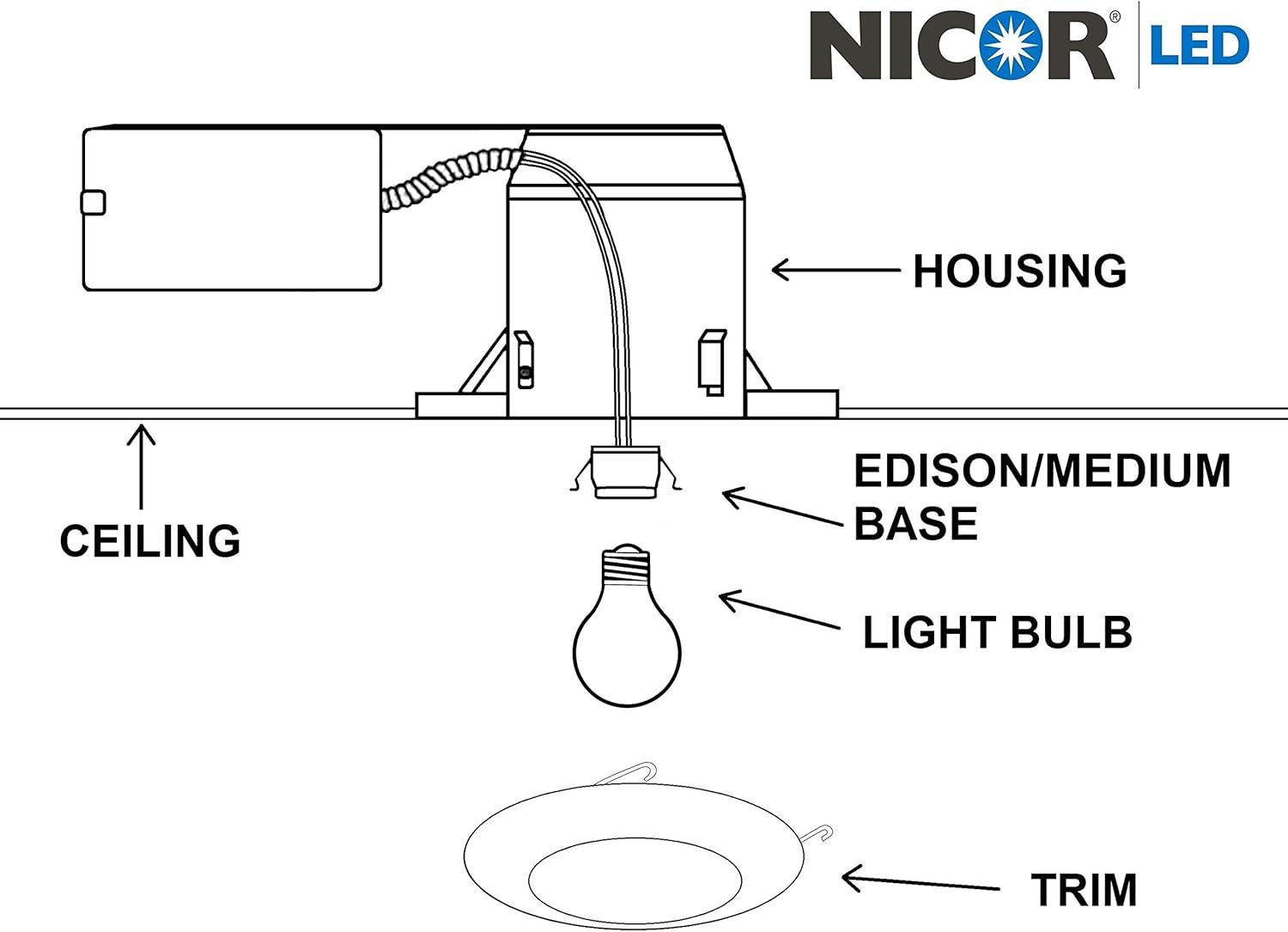 6'' Shower Recessed Trim