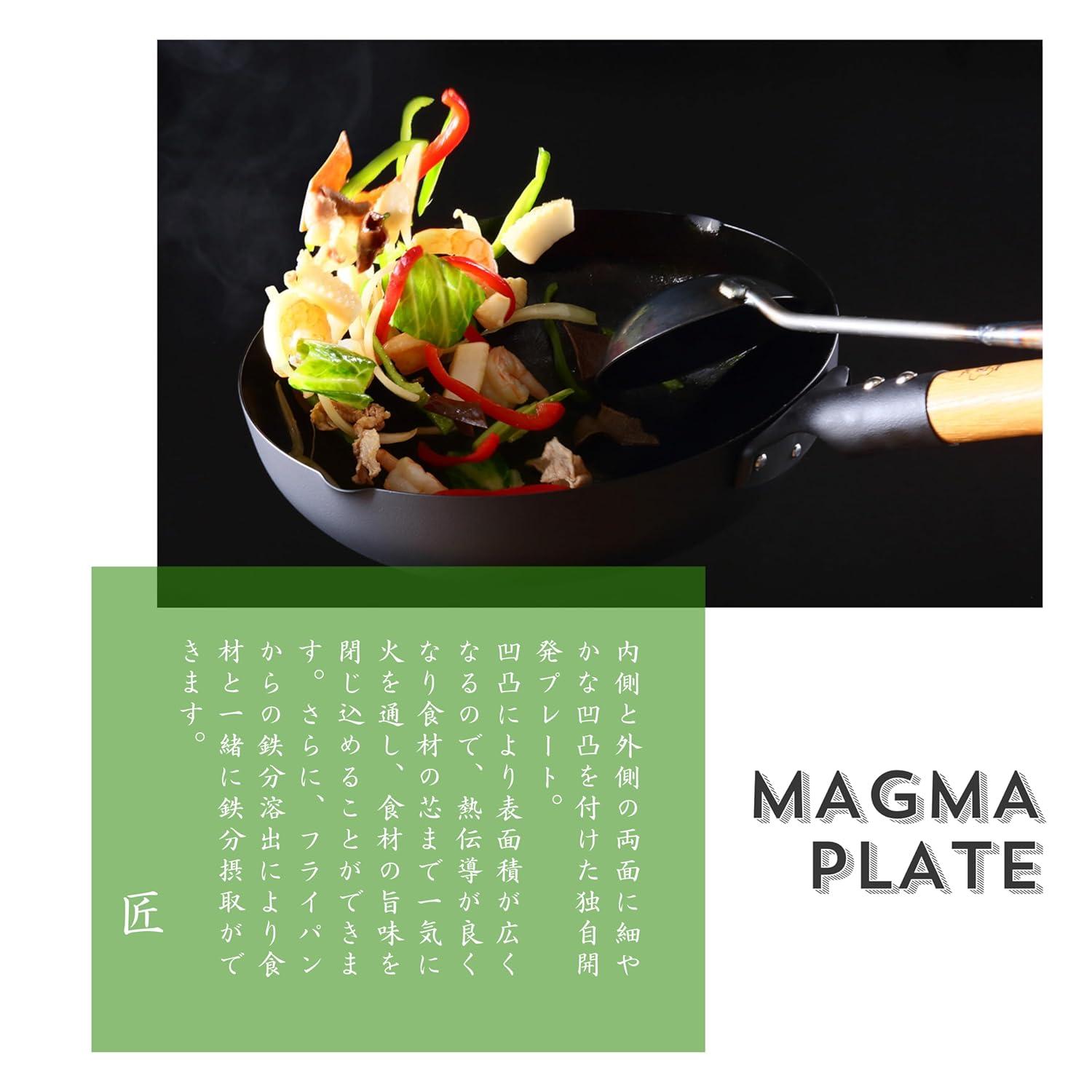 TAKUMI JAPAN Magma Plate Iron Frying Pan 20cm