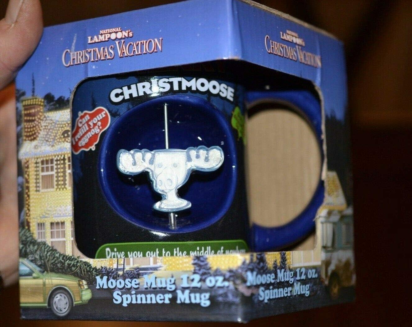 Christmas Vacation Cousin Eddies Moose Mug 12 0z. Spinner Mug  Packaging May Vary