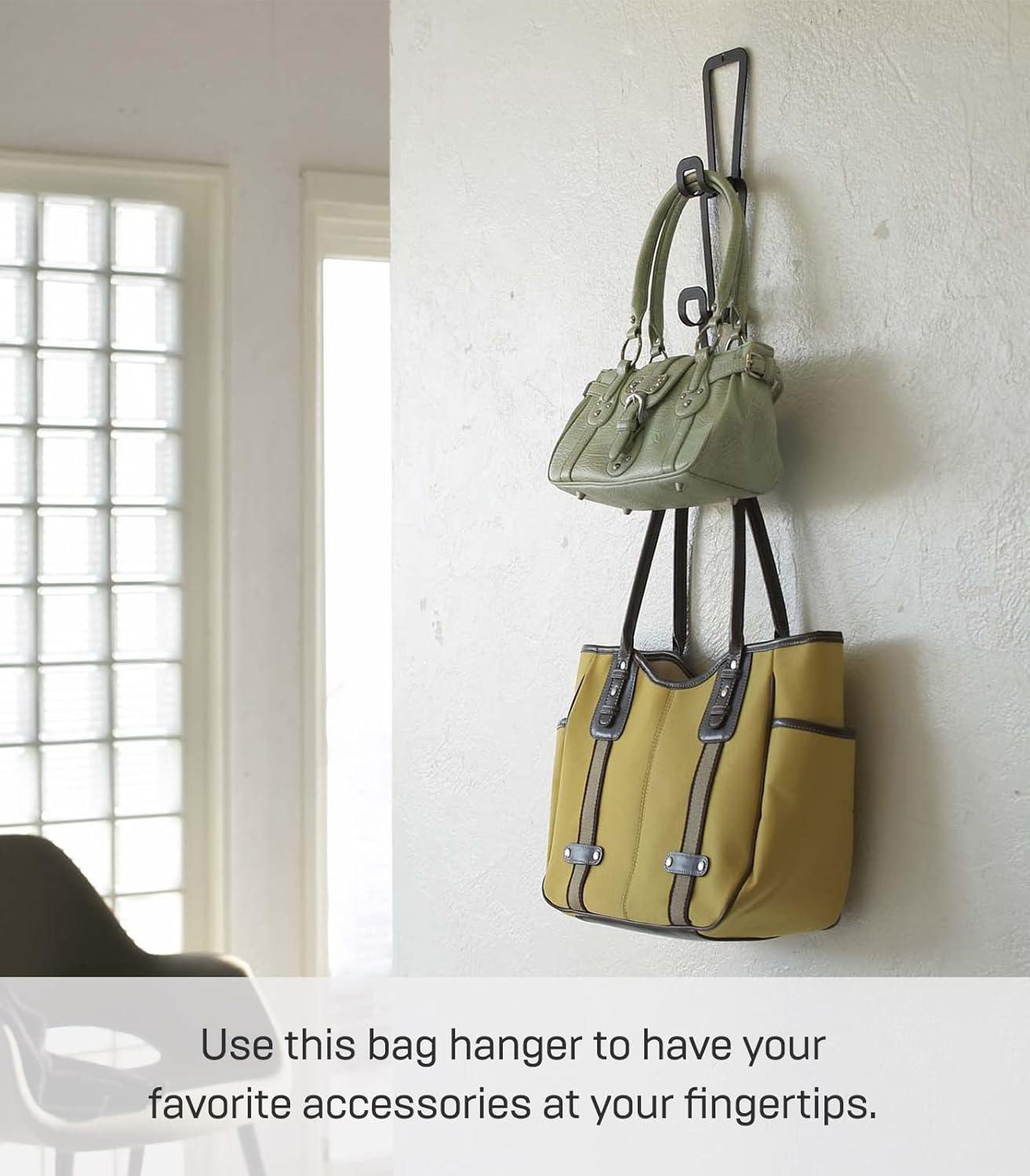 Yamazaki Home Yamazaki Home Chain Link Bag Holder - Closet Storage Hanging Organizer Rack, Steel