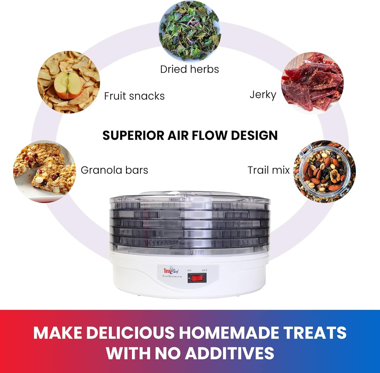 Koolatron Total Chef Countertop Food Dehydrator, 5 Tray Dryer for Fruit, Jerky & Reviews | Wayfair