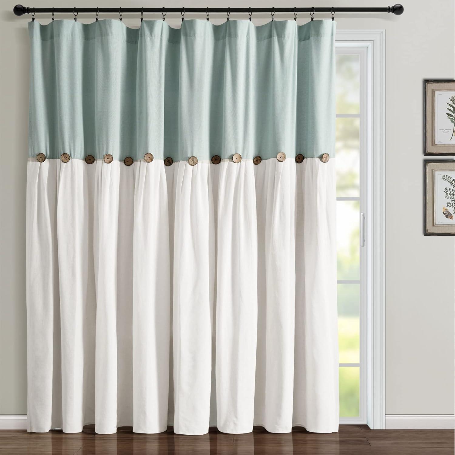 Lush Decor Beckham Window Semi-Sheer Rod Pocket Single Curtain Panel
