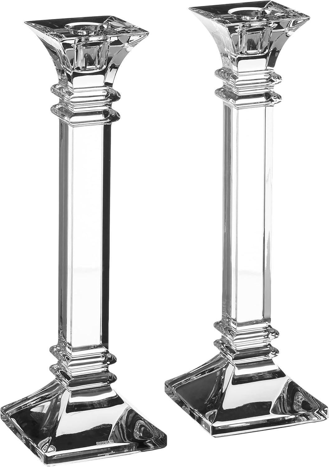 Treviso 2 Piece Crystal Tabletop Candlestick Set (Set of 2)