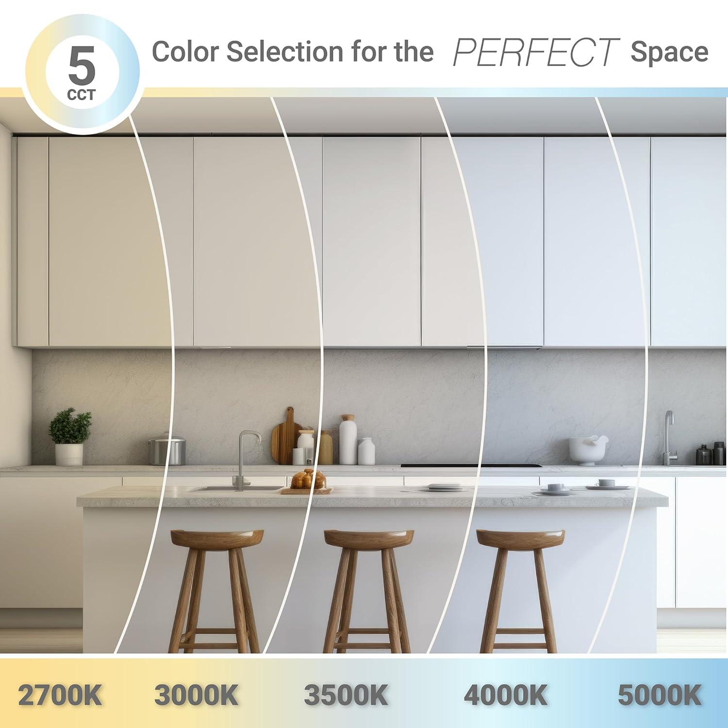 NUWATT NUWATT 4 Pack 1x4 LED Drop Ceiling Flat Panel Troffer Light, Wattage & Color Selectable 40W/30W/20W, CCT 3000K/3500K/4000K/5000K/6500K, 4400LM, 0-10V Dimmable Backlit Fixture, 120V-277V, ETL Listed