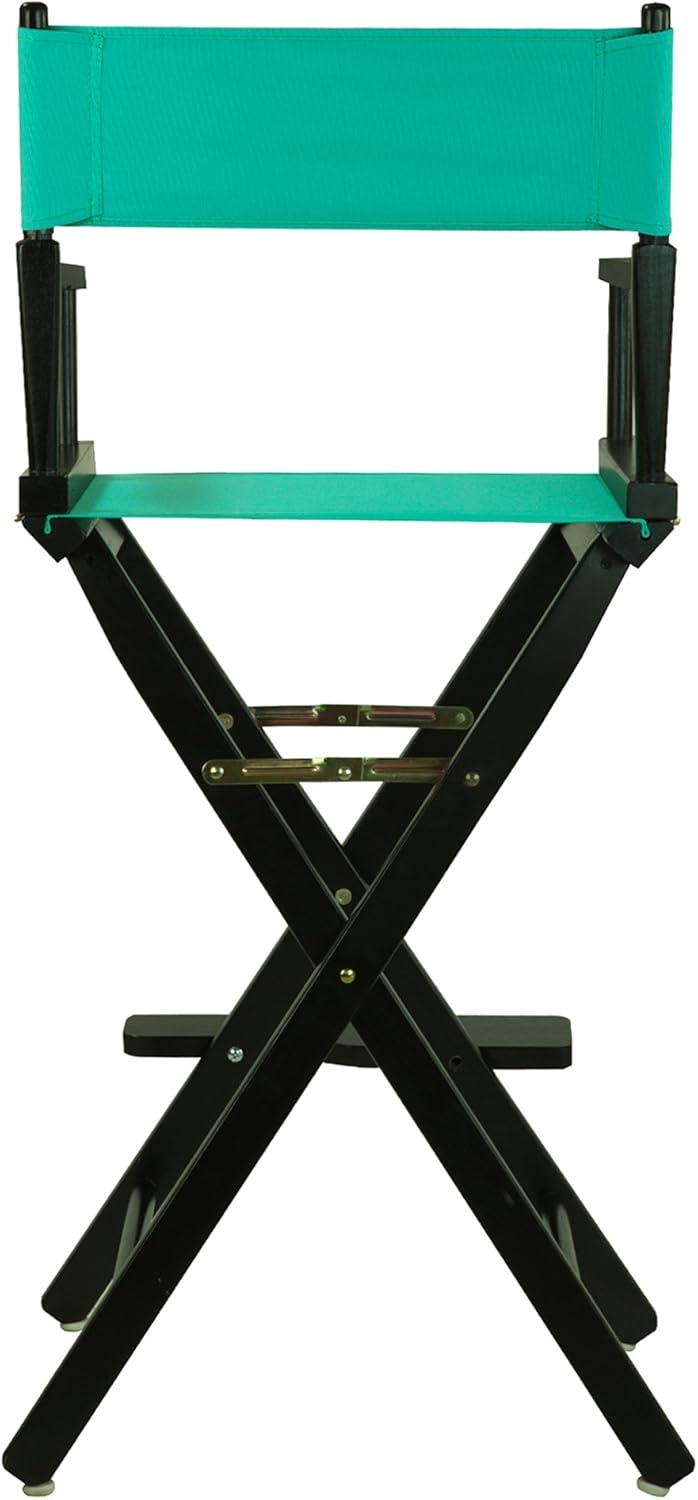"30" Director's Chair Black Frame-Teal Canvas"