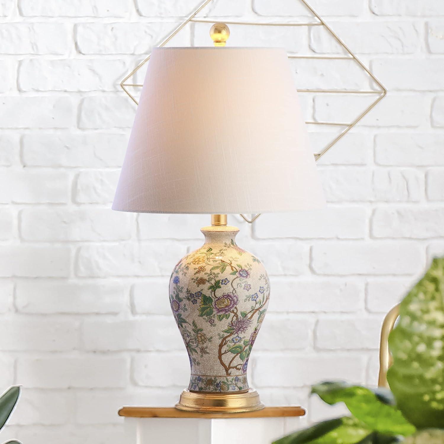 Jonathan Y Grace Floral Led Table Lamp