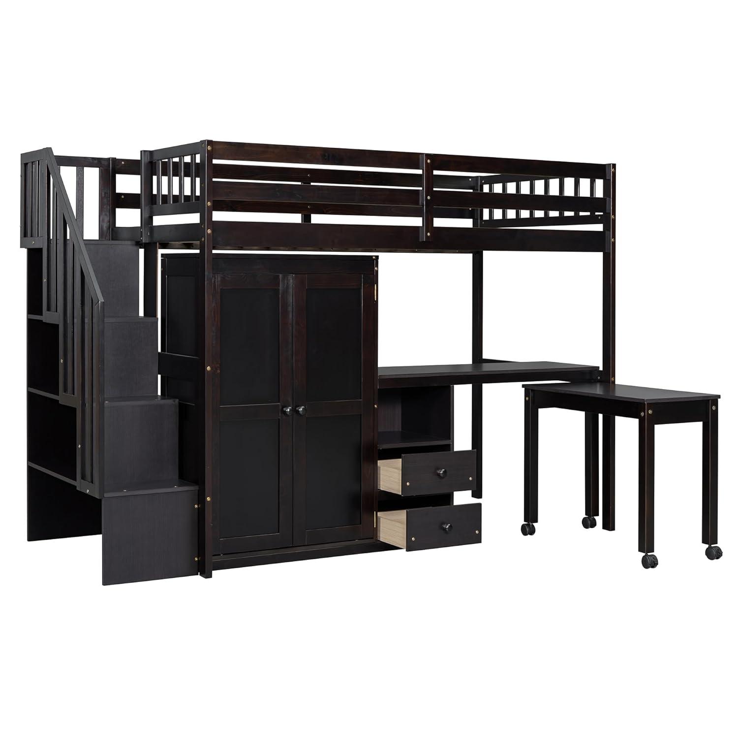 Reprise Designs Desk & Wardrobe – Space-Saving Multifunctional Loft Bed