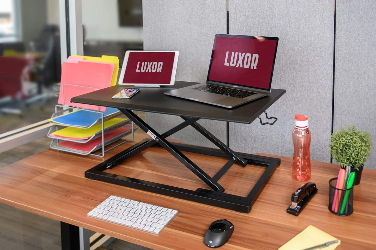 Westbury Adjustable Metal Base Standing Desk Converter