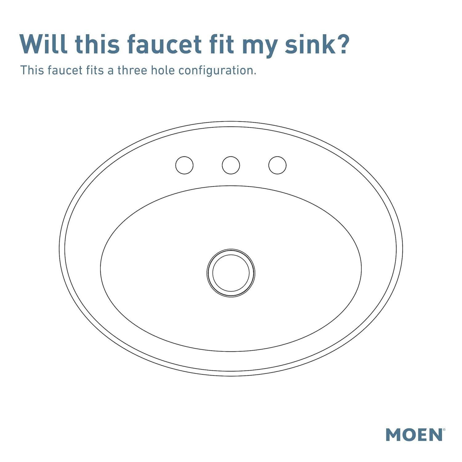 Moen Weymouth Two-Handle Widespread Bathroom Faucet Trim Kit, Valve Required