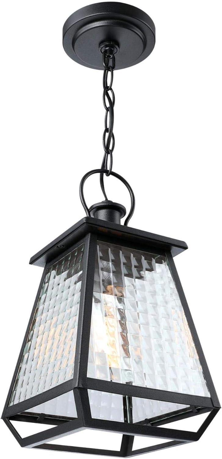 Westinghouse 6112800 Aurelie 7" Wide Outdoor Mini Pendant - Black