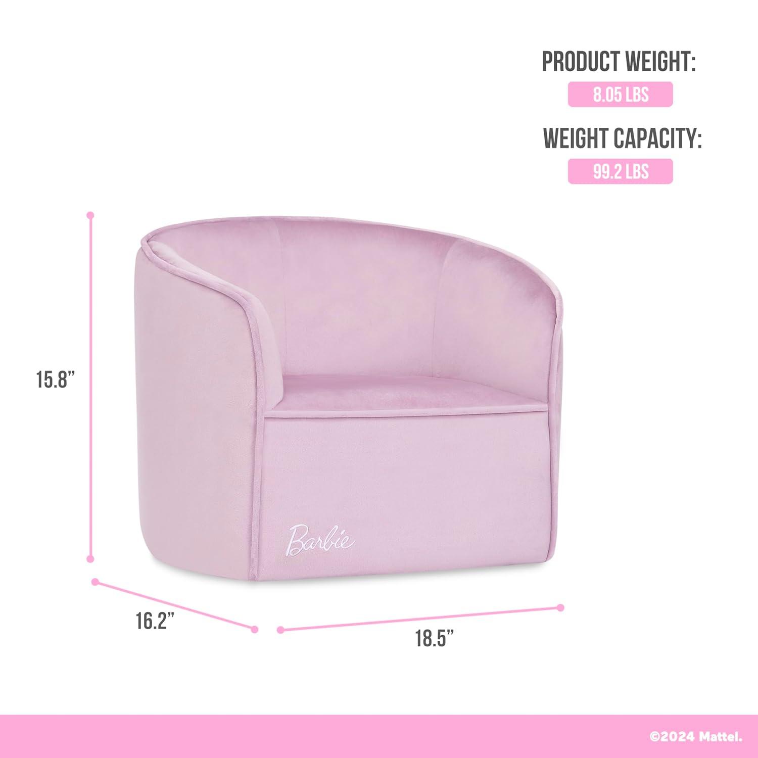 Evolur Barbie Be Bold Be You Kid's Sofa By Evolur