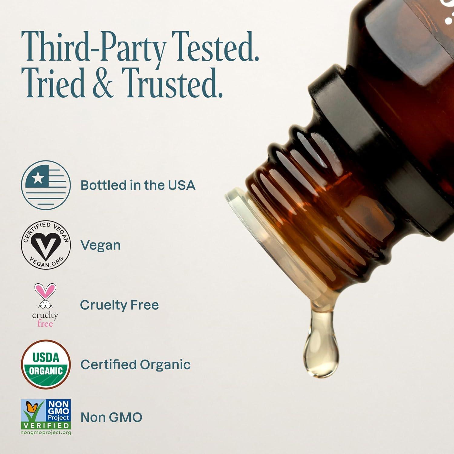 Cliganic Organic Aromatherapy Set - Top 8 Essential Oils - 8x0.17oz