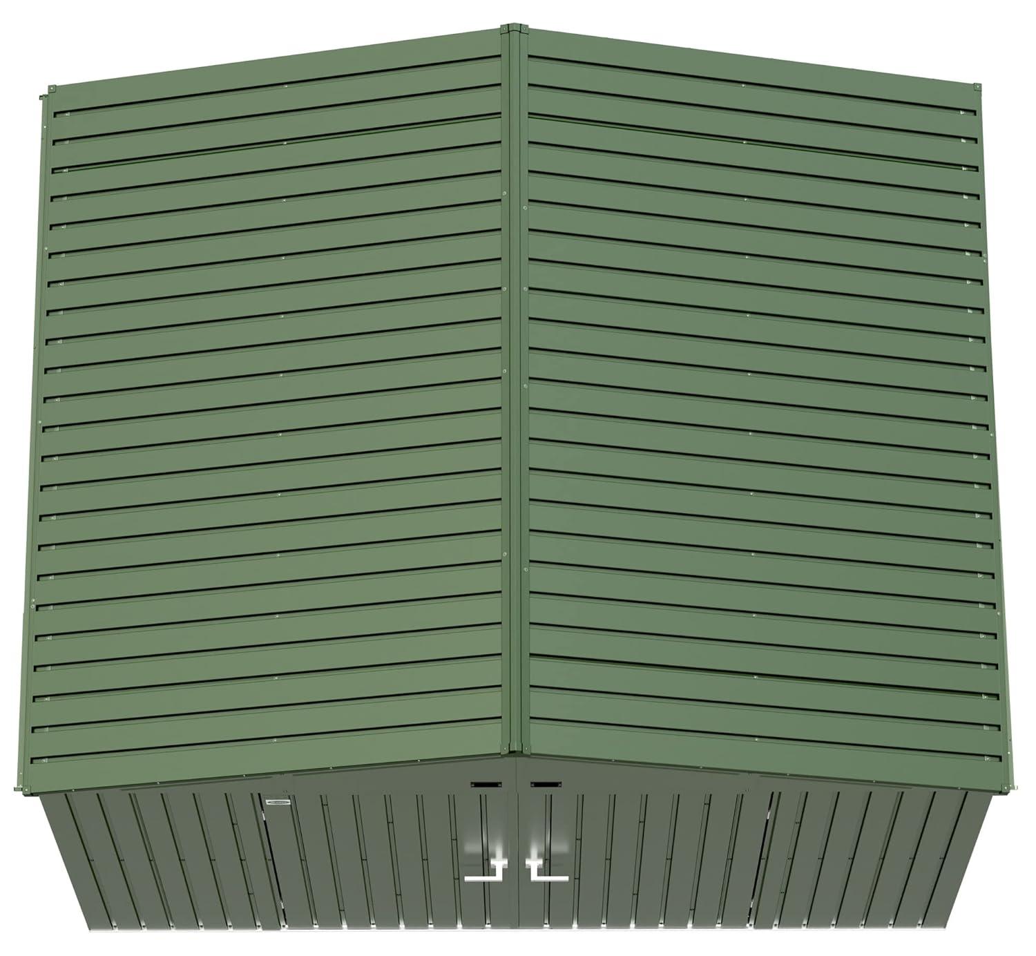 Scotts Lawn Care Storage Shed, 10x14, Green