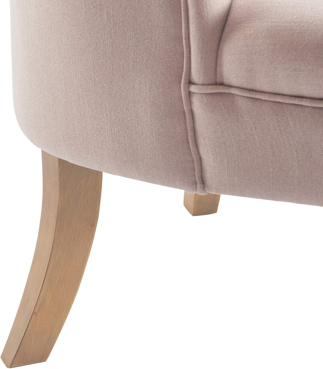 Elmhurst Tufted Accent Chair Blush Pink - Finch