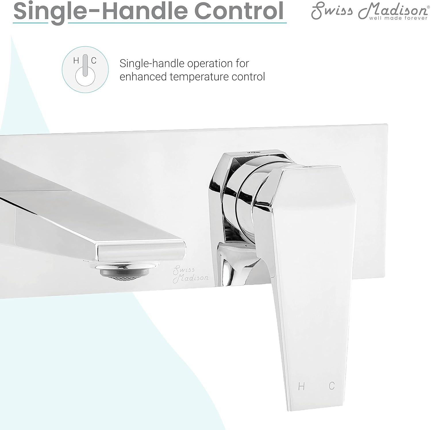 Voltaire Single-Handle, Wall-Mount, Bathroom Faucet