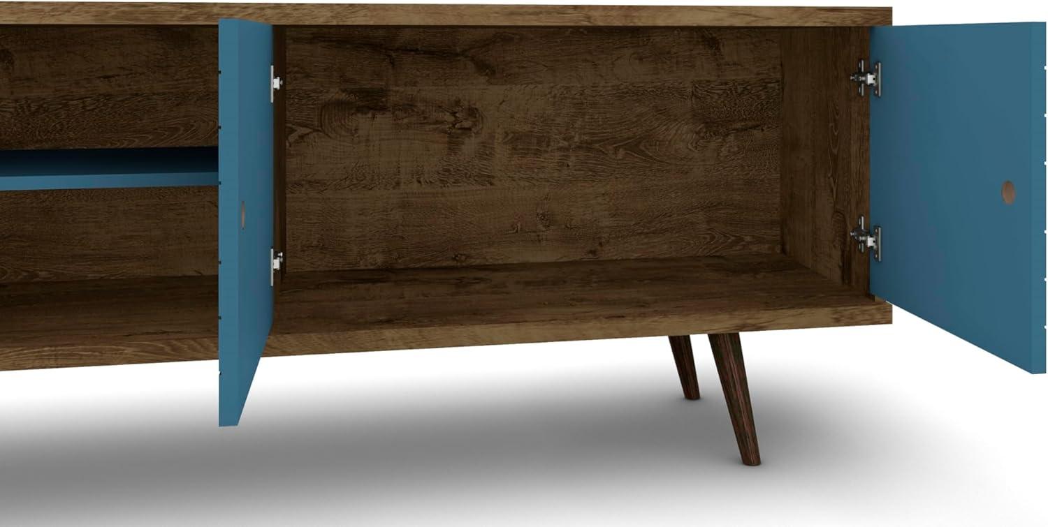 Manhattan Comfort Liberty 62.99 Inch Mid Century Modern Wood TV Stand with Legs