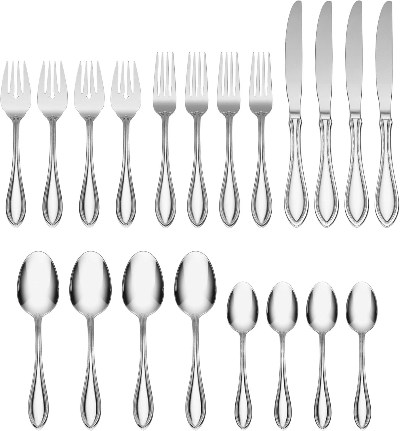 American Harmony 20-Piece Stainless Steel Flatware Set