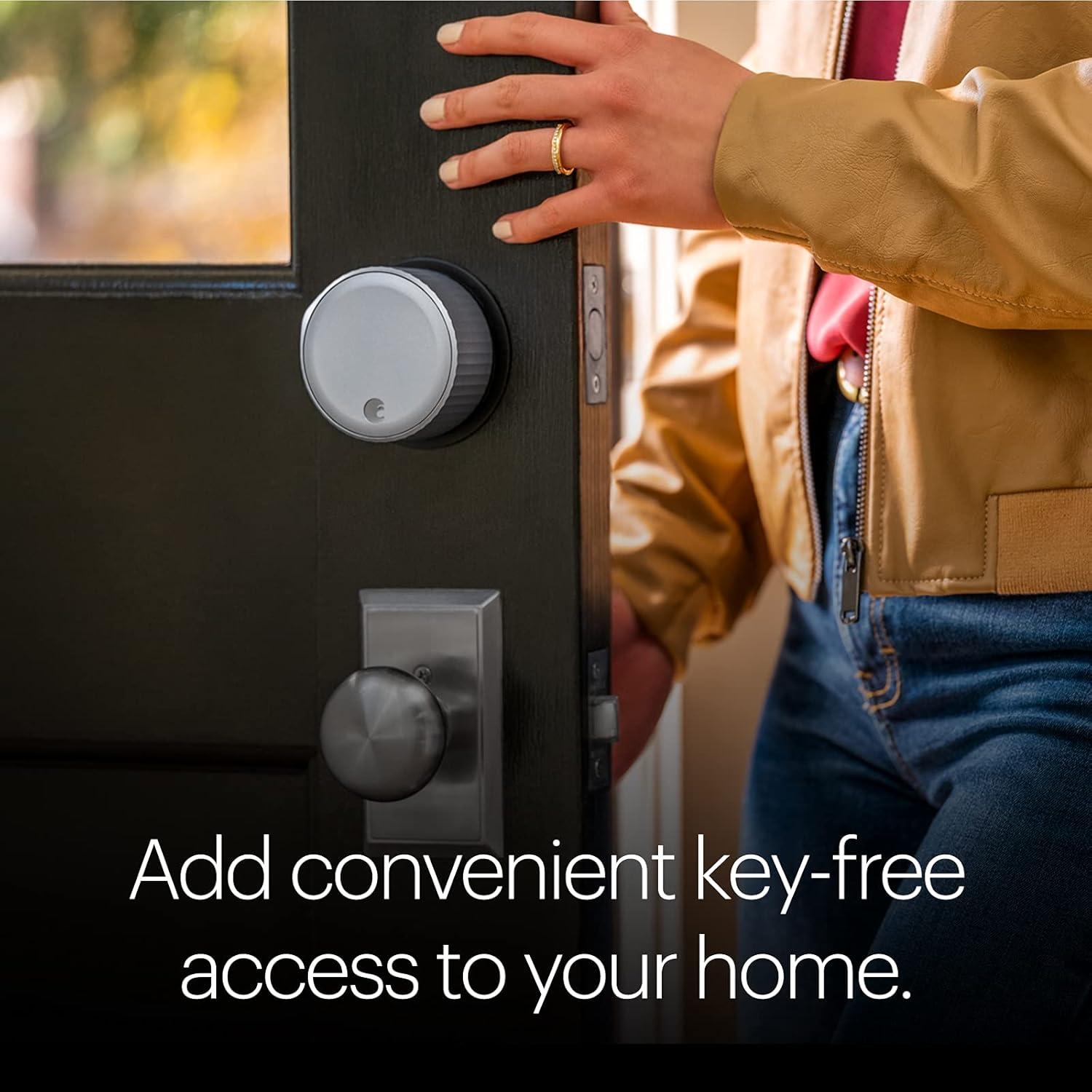 August Wi-Fi Smart Lock Silver