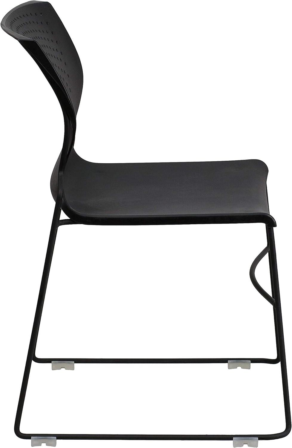 Flash Furniture Everleigh 661 lb. Capacity Full Back Stack Chair with Powder Coated Frame