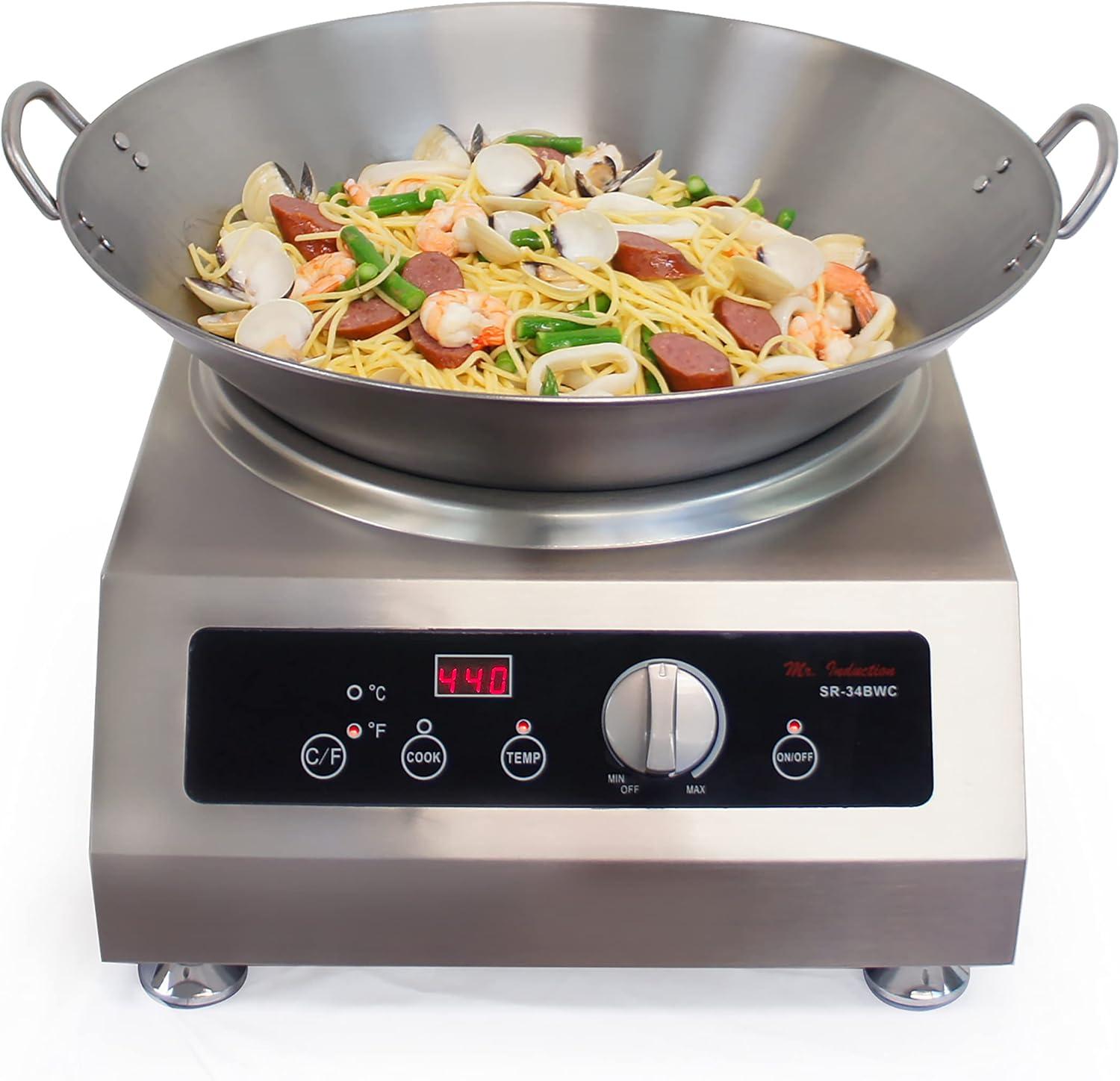 18-Inch Stainless Steel Induction Ready Wok