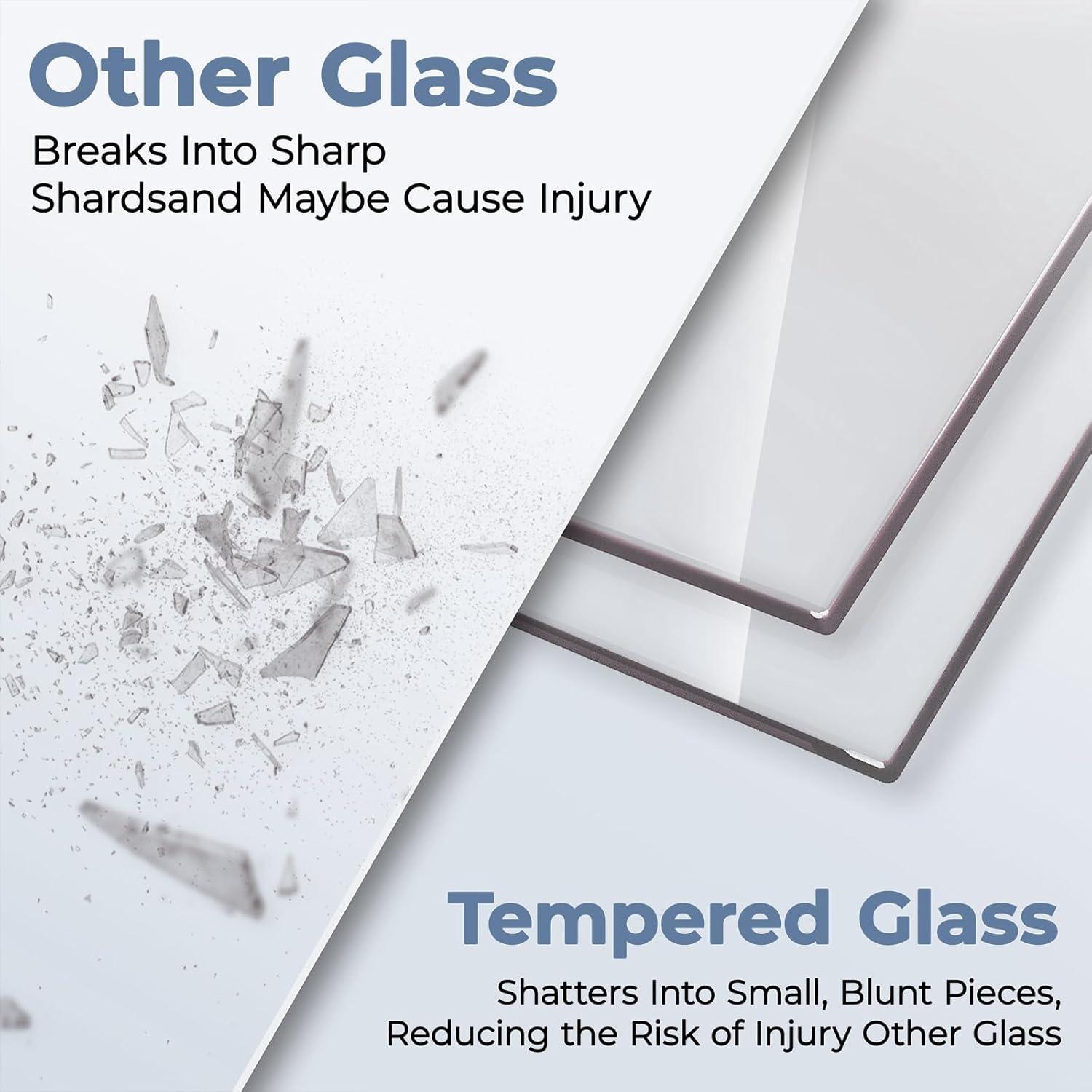 KUNMINGZHUHE Sliding Glass Tub Door 56-60 In. W X 57 In. H, Semi Frameless Double Bathtub Door, Certified Thick Clear Clear Tempered Glass, 304 Stainless Steel Handles. ZH2842-W2269P144318