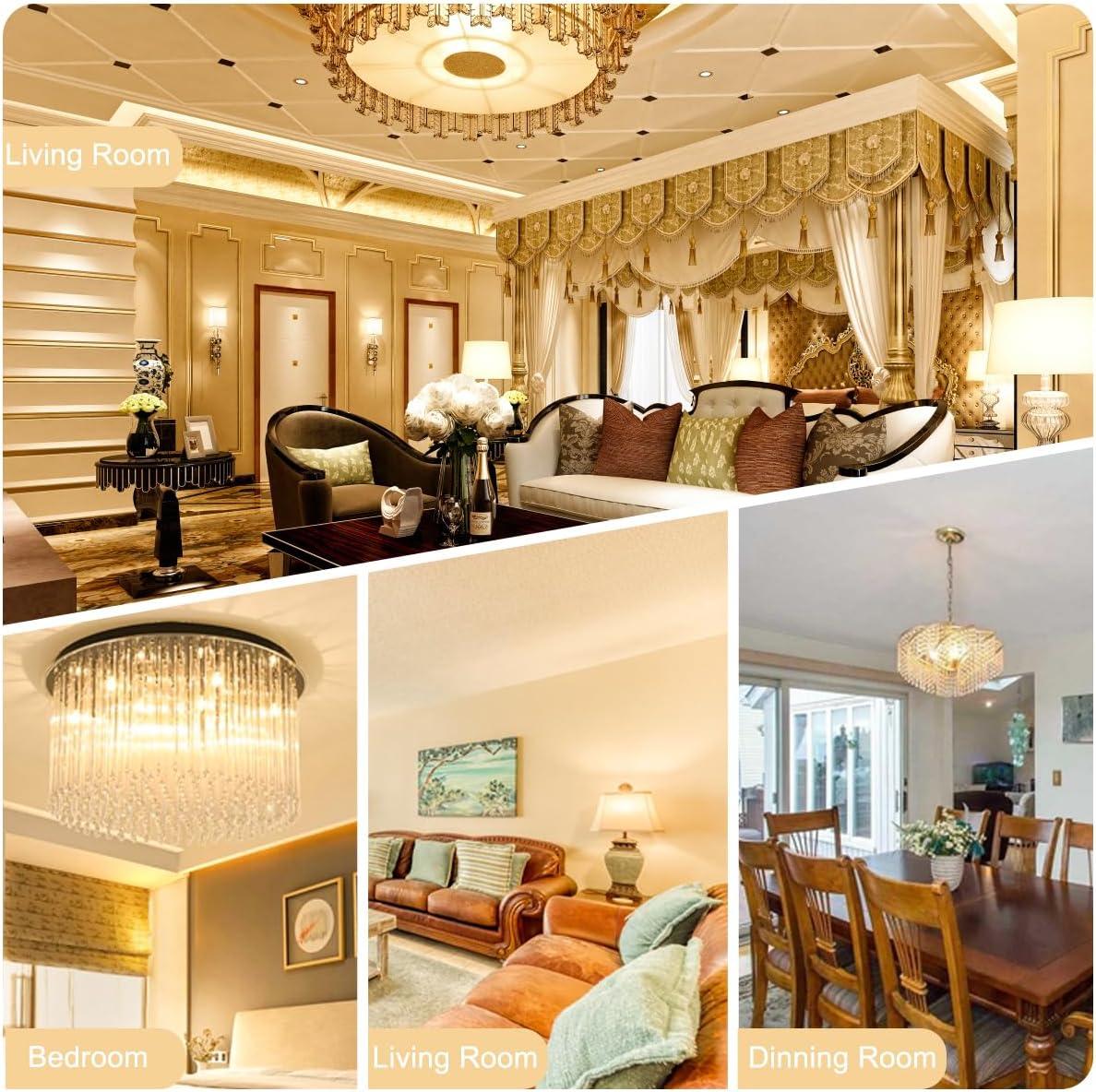 G9 LED Bulb Dimmable 4W, 40 Watt T4 G9 Halogen Equivalent, 3000K Soft Warm White, 120V Flicker Free, LED Bulbs Bi Pin Base Chandelier Lighting 450LM, Energer Saving LED Lighting (5 Pack)