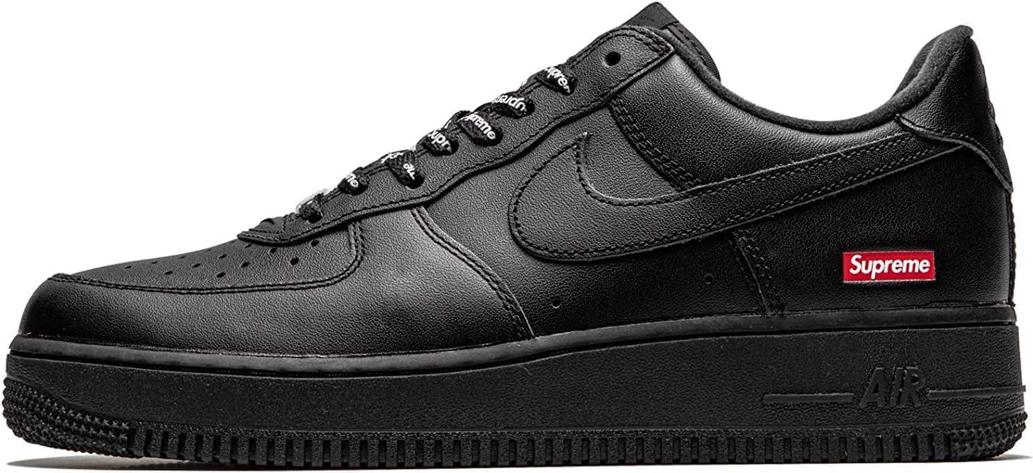 Supreme X Air Force 1 Low 'Box Logo - Black' - Cu9225-001 - Size 10.5 - Mens