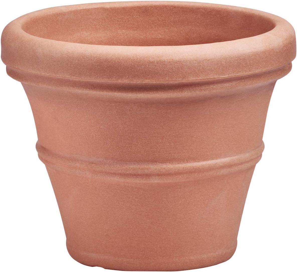 Rolled-Rim Planter Pot