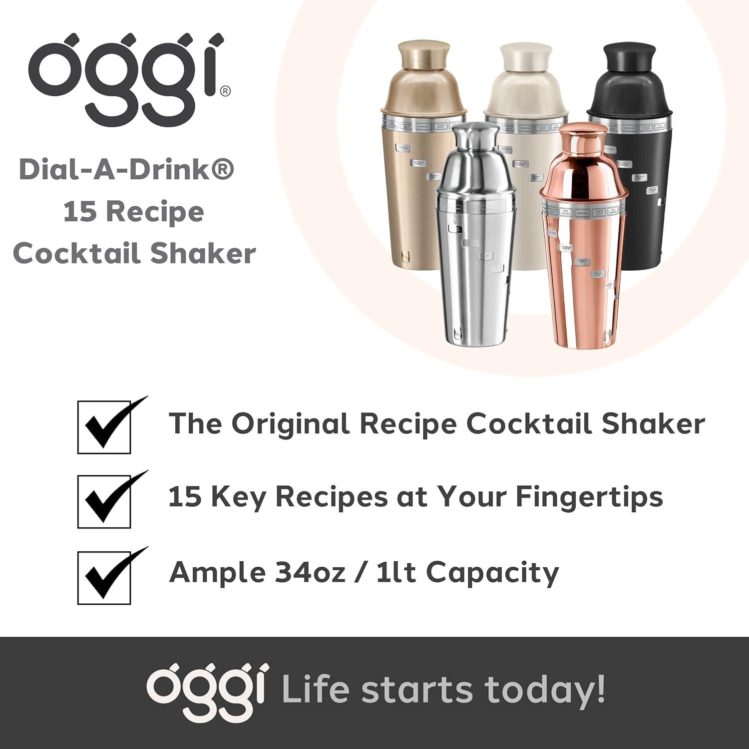 Oggi Dial-a-drink Shaker