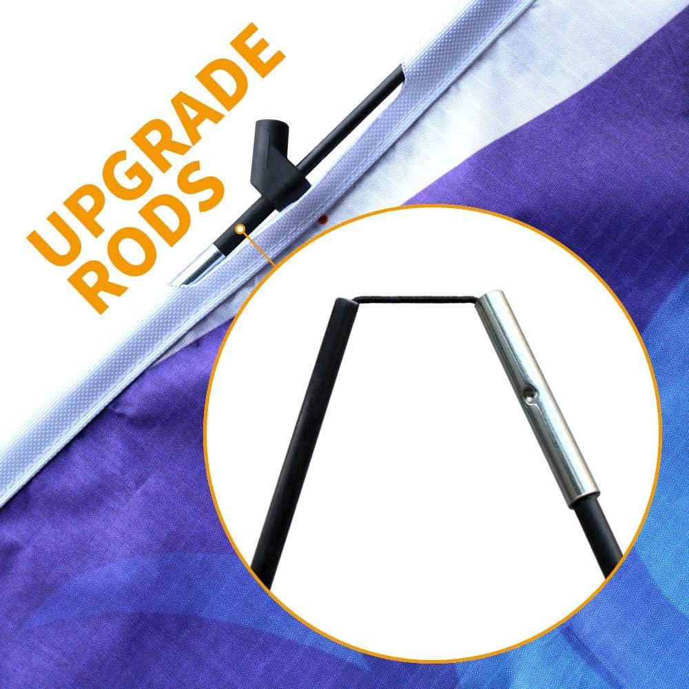 Mint's Colorful Life Devil Fish Kites for Kids AdultsEasy to Fly Delta Kite Single Line Large, Kite Handle Include (Green) Green