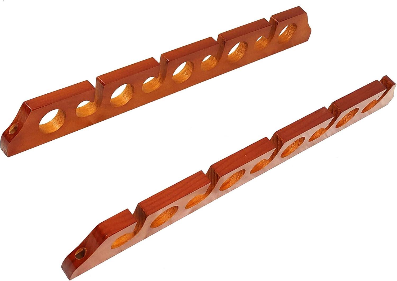 Old Cedar Outfitters Solid Pine Horizontal Ceiling Rack for Fishing Rod Storage, Holds up to 9 Fishing Rods, CPR-009