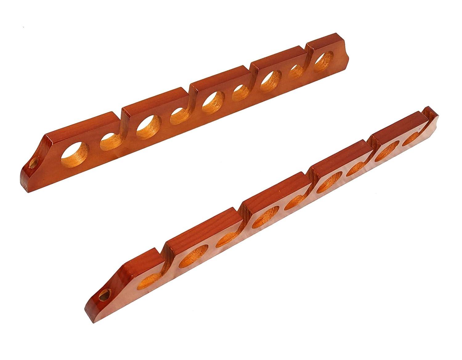 Old Cedar Outfitters Solid Pine Horizontal Ceiling Rack for Fishing Rod Storage, Holds up to 9 Fishing Rods, CPR-009