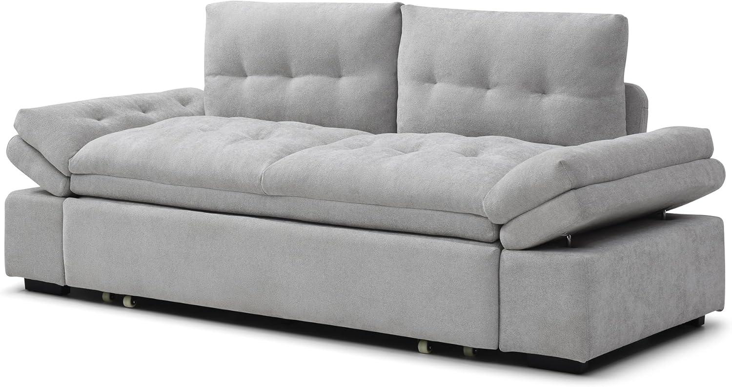 Latitude Run® Munos Full Size Convertible Sleeper Sofa, 77" Pull Out Sofa Bed