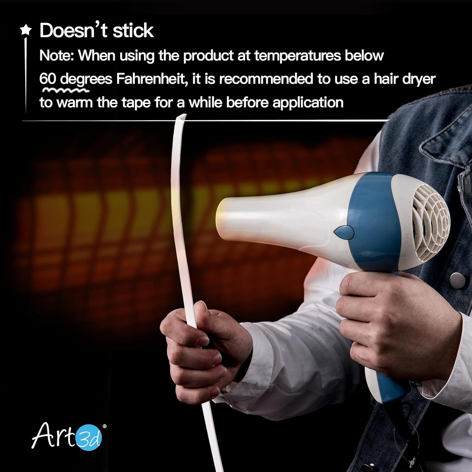 Art3d 20ft Outside Vinyl Corner Trim Peel and Stick for Tile and Wall Edges, Furniture Decoration (Grey Oak)