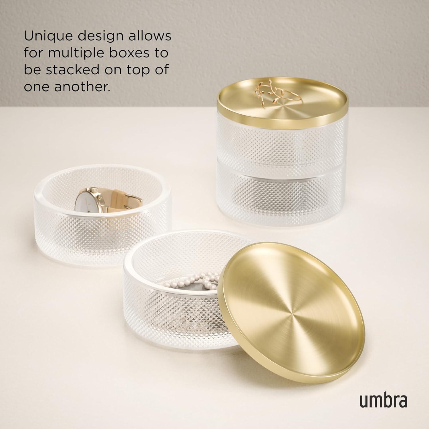 Umbra Tesora Glass Jewelry Storage Box