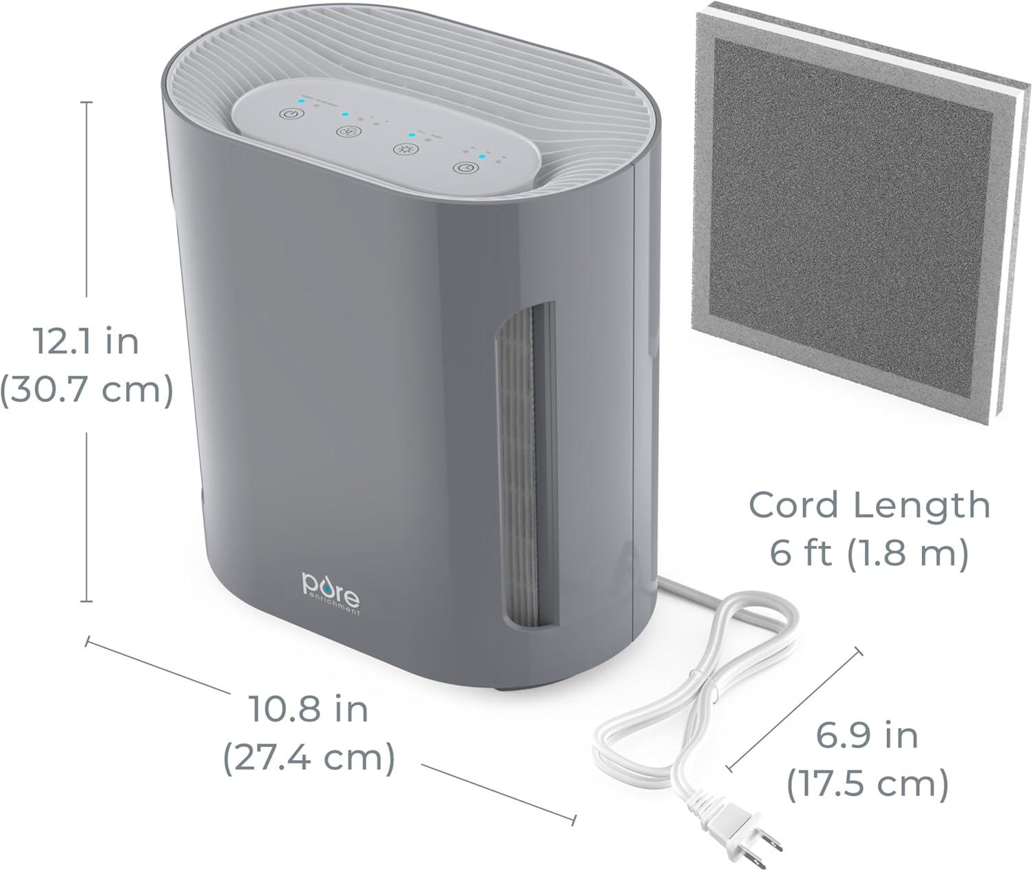 Pure Enrichment Pure Zone 3-in-1 True HEPA Air Filter