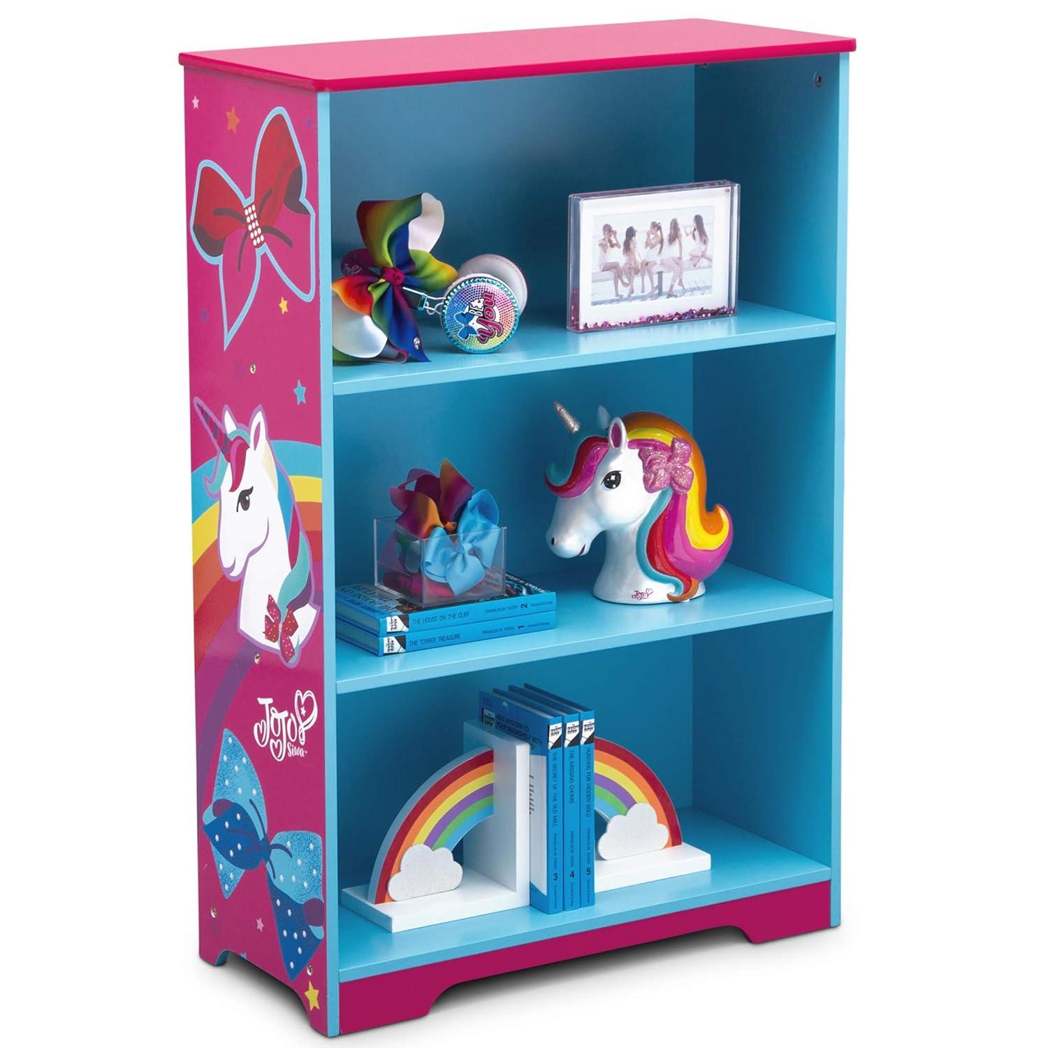 Delta Children Rainbow Unicorn Deluxe 37.5" Bookcase