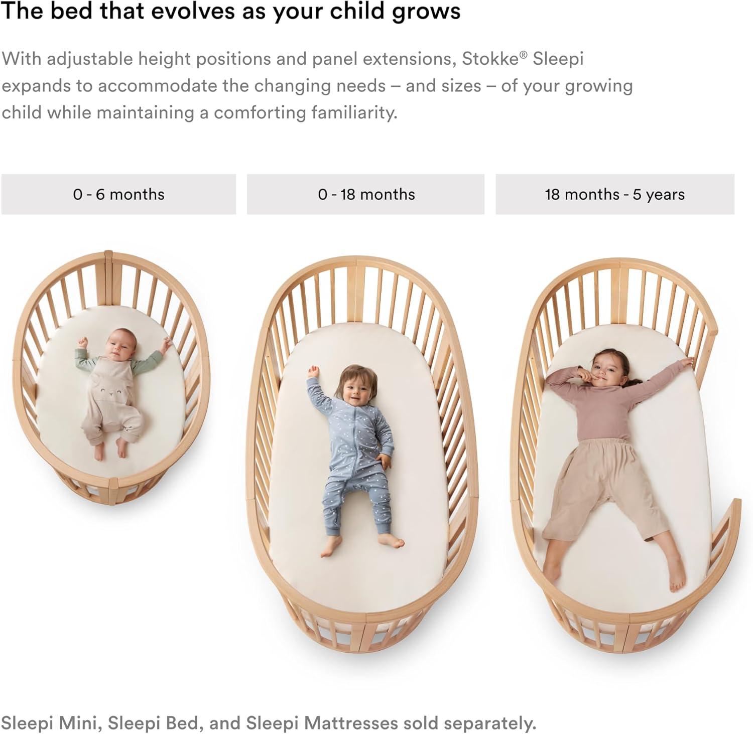 Blush Organic Cotton Linen Mini Bed Skirt