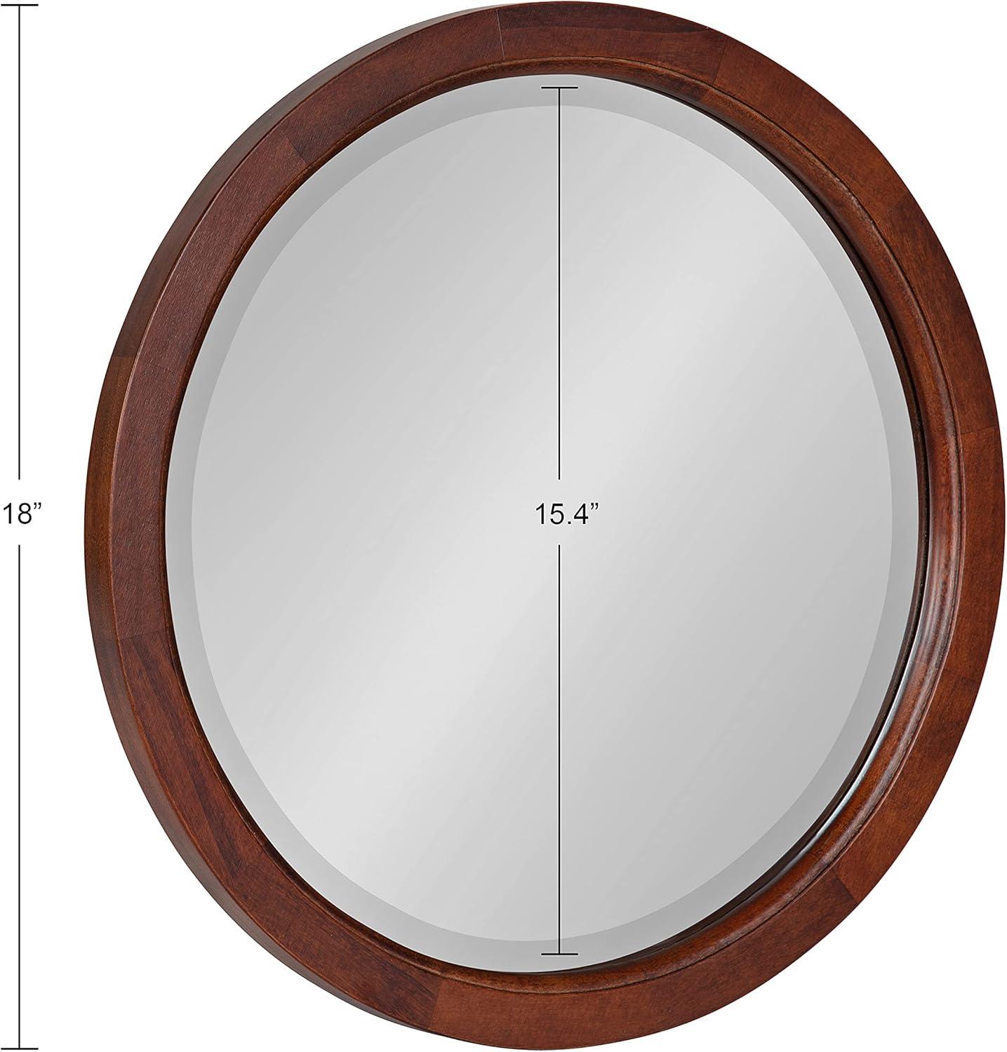 Hogan Round Framed Decorative Wall Mirror - Kate & Laurel All Things Decor