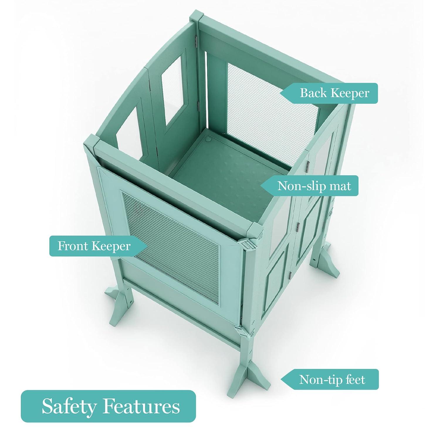 Martha Stewart Martha Stewart Living & Learning Kids' Kitchen Helper Foldable Step Stool