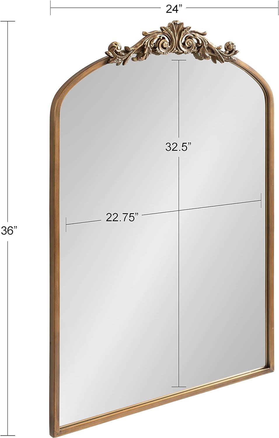 Arendahl Traditional Arch Decorative Wall Mirror - Kate & Laurel All Things Decor